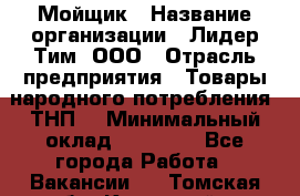 Мойщик › Название организации ­ Лидер Тим, ООО › Отрасль предприятия ­ Товары народного потребления (ТНП) › Минимальный оклад ­ 13 200 - Все города Работа » Вакансии   . Томская обл.,Кедровый г.